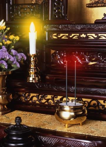 スマイルキッズ 電気線香 安心のお線香 中 ゴールド ASE-4201