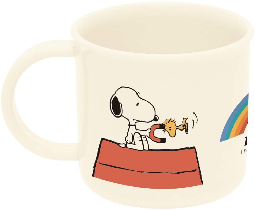 スケーター 抗菌コップ 食洗機対応 Ag+ ピーナッツ レトロ スヌーピー KE4AAG 日本製-A