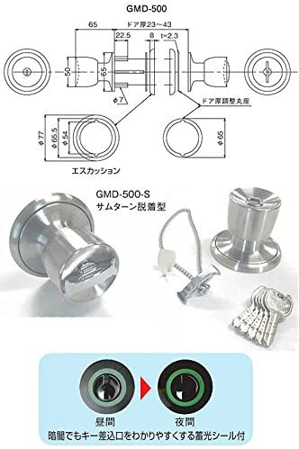 AGENT 万能型取替握玉 かぎかえーる GMD-500箱入