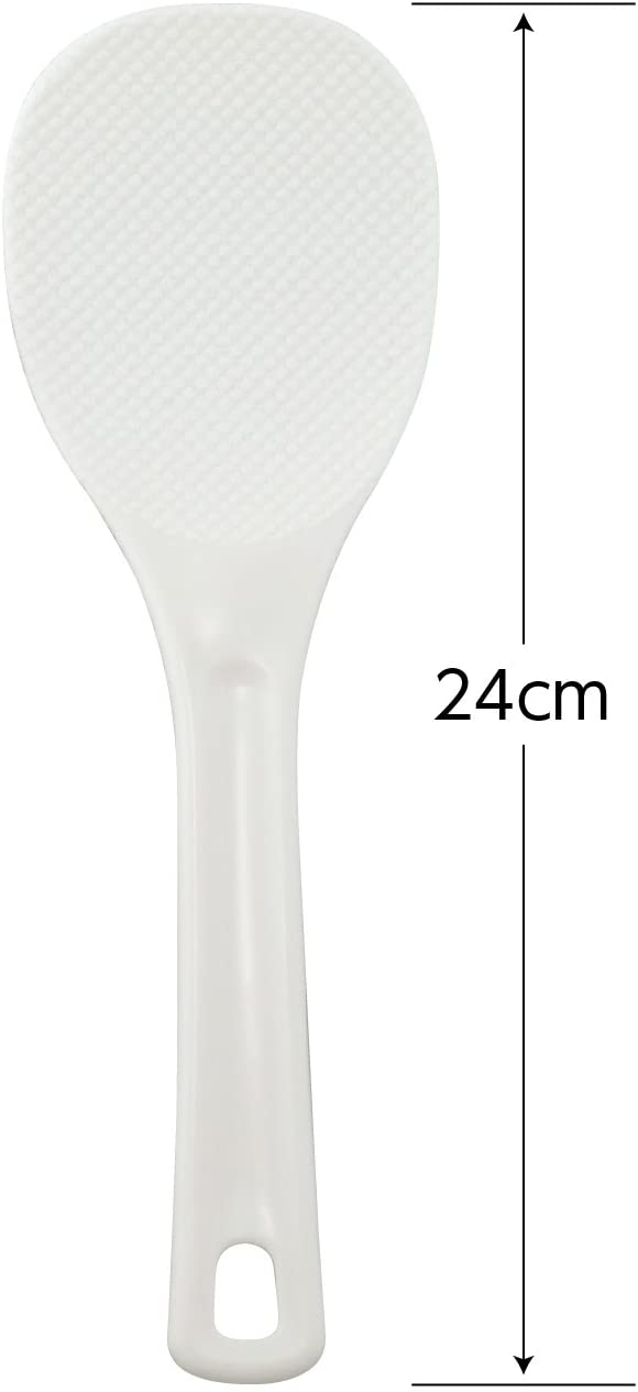 曙産業 しゃもじ ホワイト 24cm ブリスター 日本製 業務用品 ダブルエンボス加工でごはんがこびりつかない マジックしゃもじ PM-721