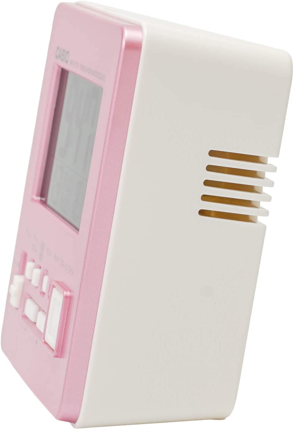 CASIO(カシオ) 目覚まし時計 電波 ピンク デジタル 温度 湿度 カレンダー 表示 DQD-805J-4JF