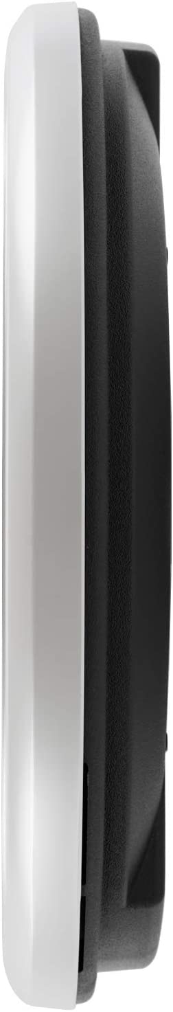 CASIO(カシオ) 掛け時計 電波 シルバー 直径35cm アナログ 常時点灯 生活環境 温度 湿度 カレンダー 表示 ITM-660NJ-8JF