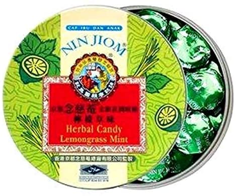 《京都念慈菴》 枇杷潤喉糖（檸檬草味）（のど飴 レモングラス味） 60g《台湾 お土産》 [並行輸入品]