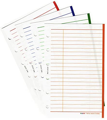 AQDO Cookday ミニ6サイズ リフィル 四季のケイ線ノート P210