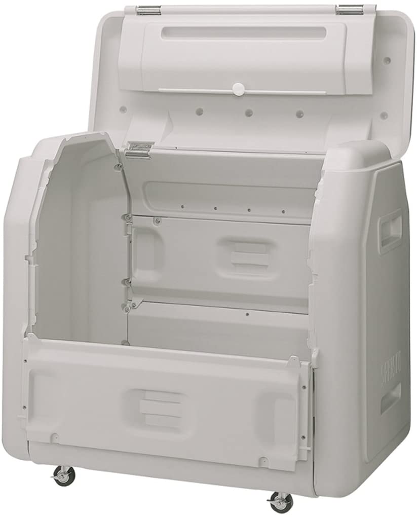 セキスイ ダストボックス#1000 キャスタータイプ ライトグレー SDB100H