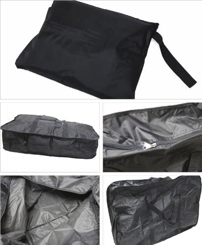 BIGポリエステルビッグサイズボストン（LLサイズ） ブラック（折りたたみ式）