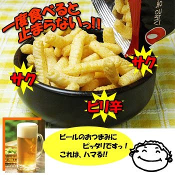 5袋セット【韓国お菓子】辛いえびせん90gX5袋(辛口セウカン)