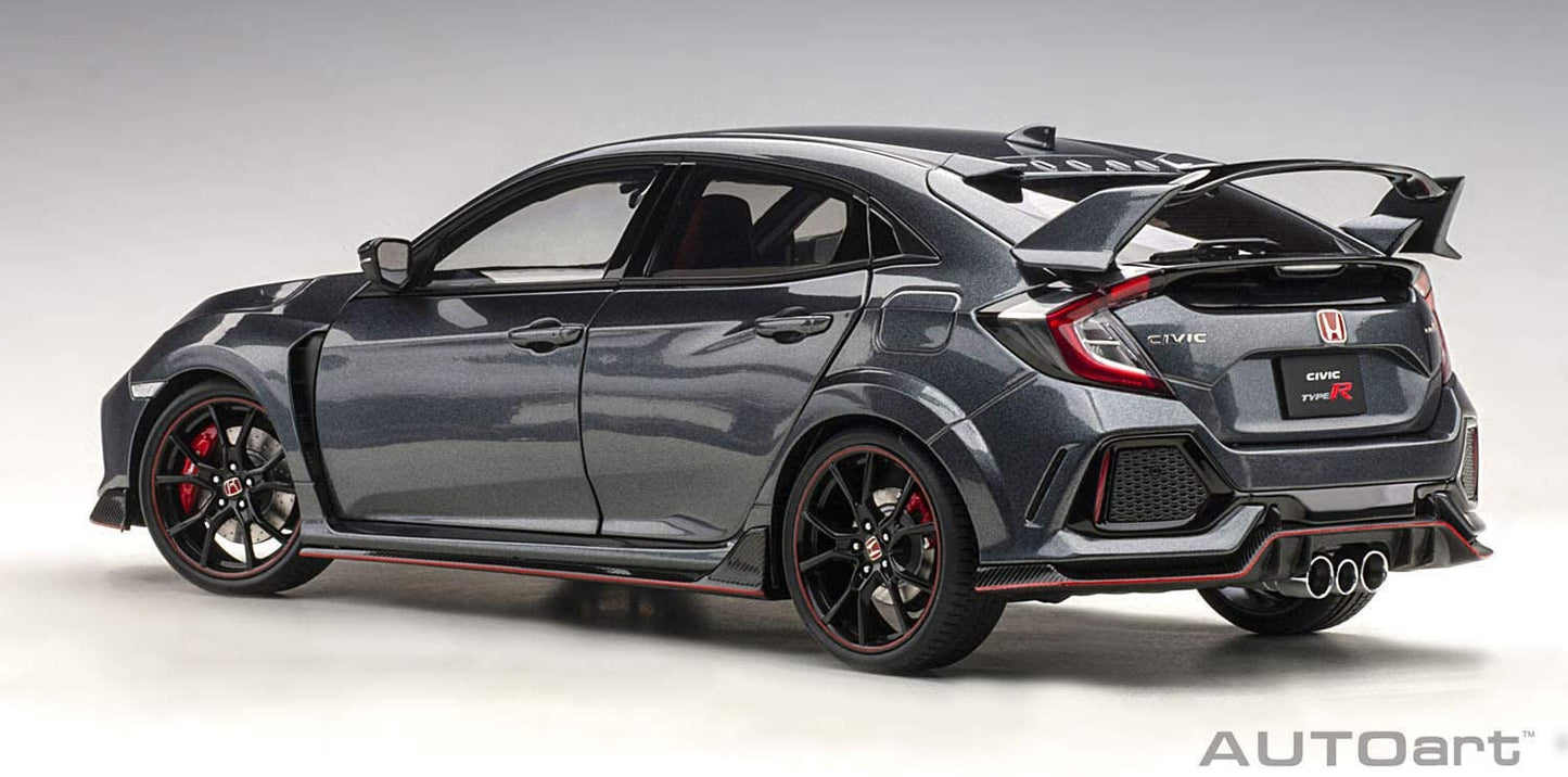 AUTOart 1/18 ホンダ シビック タイプR FK8 2017 ポリッシュドメタル メタリック 完成品