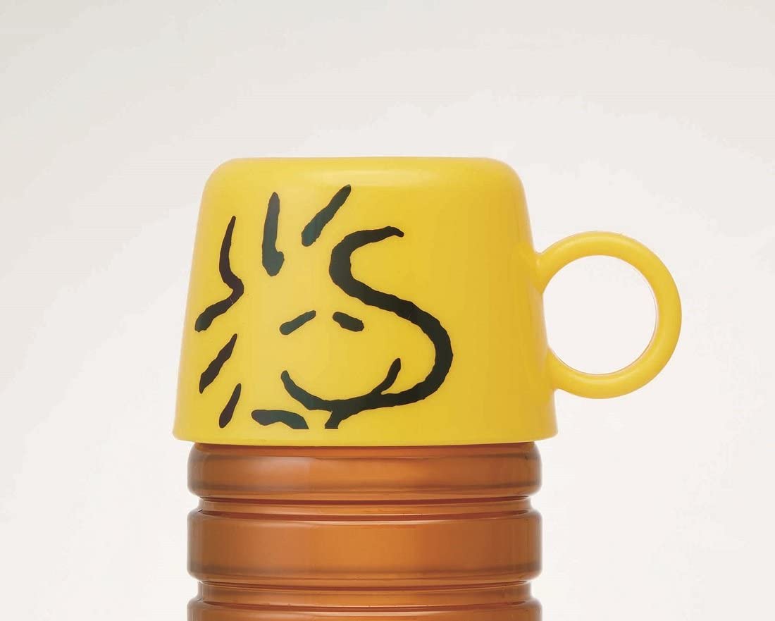 スケーター ペットボトル キャップ コップ ウッドストック フェイス スヌーピー PEANUTS CPB1