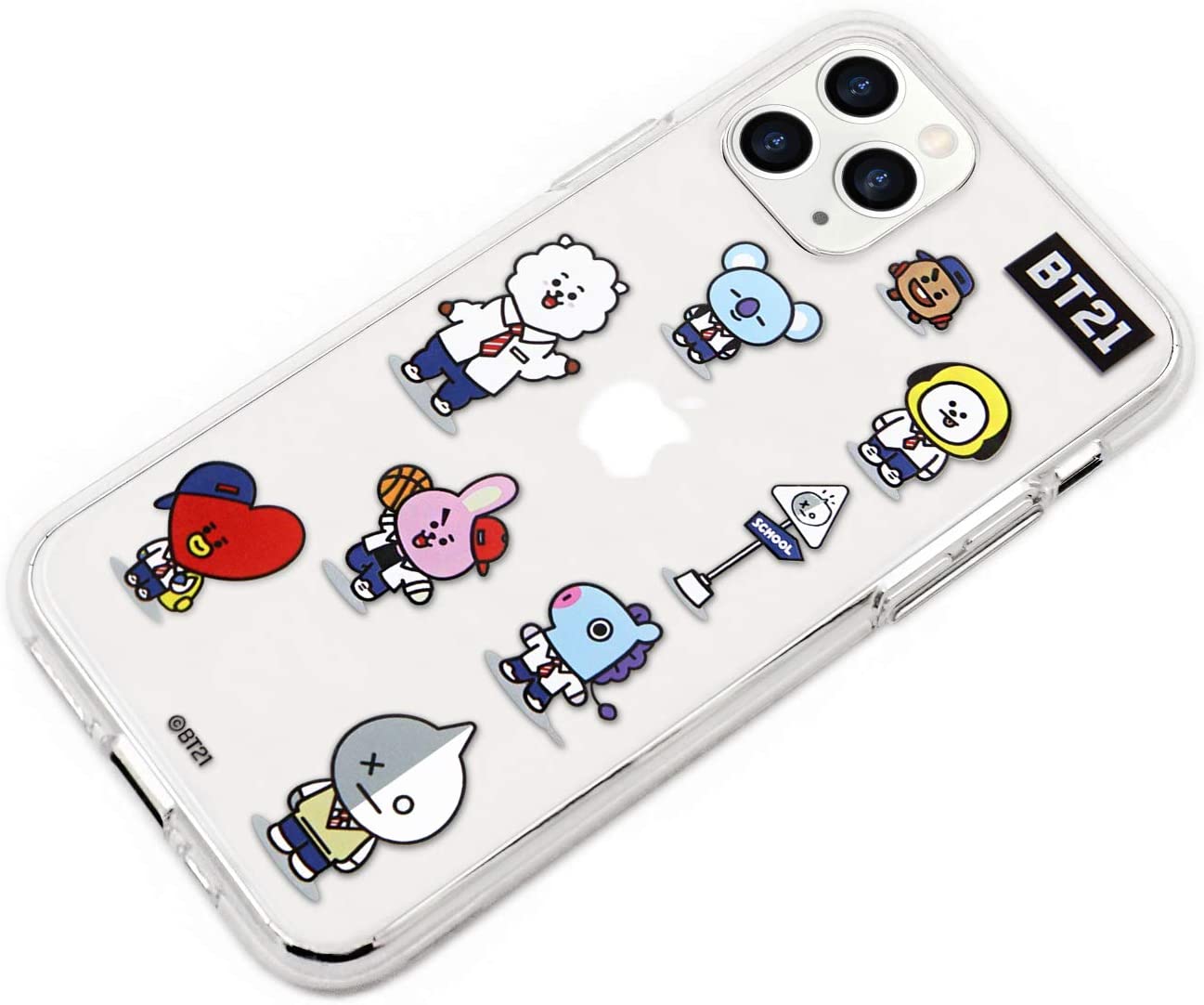 BT21(ビーティー21) iPhone 11 Pro Max CLEAR SOFT Universtar School G2 BT21 KCJ-CUM002