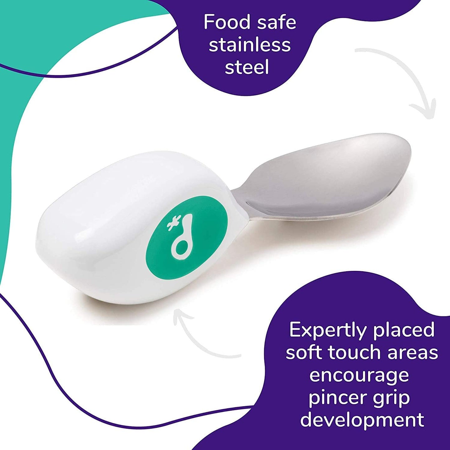 doddl ドードル・フォークとスプーンのセット・グリーン