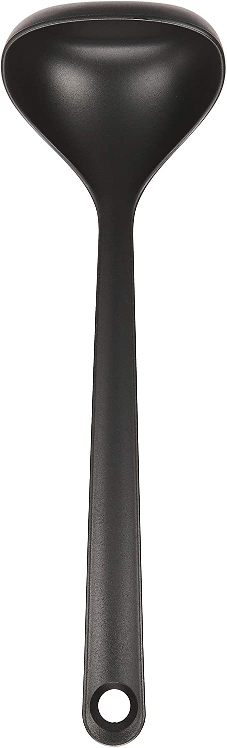 パール金属 鍋 イノベーション 立つ お玉 M 黒 日本製 燕三条製 C-668