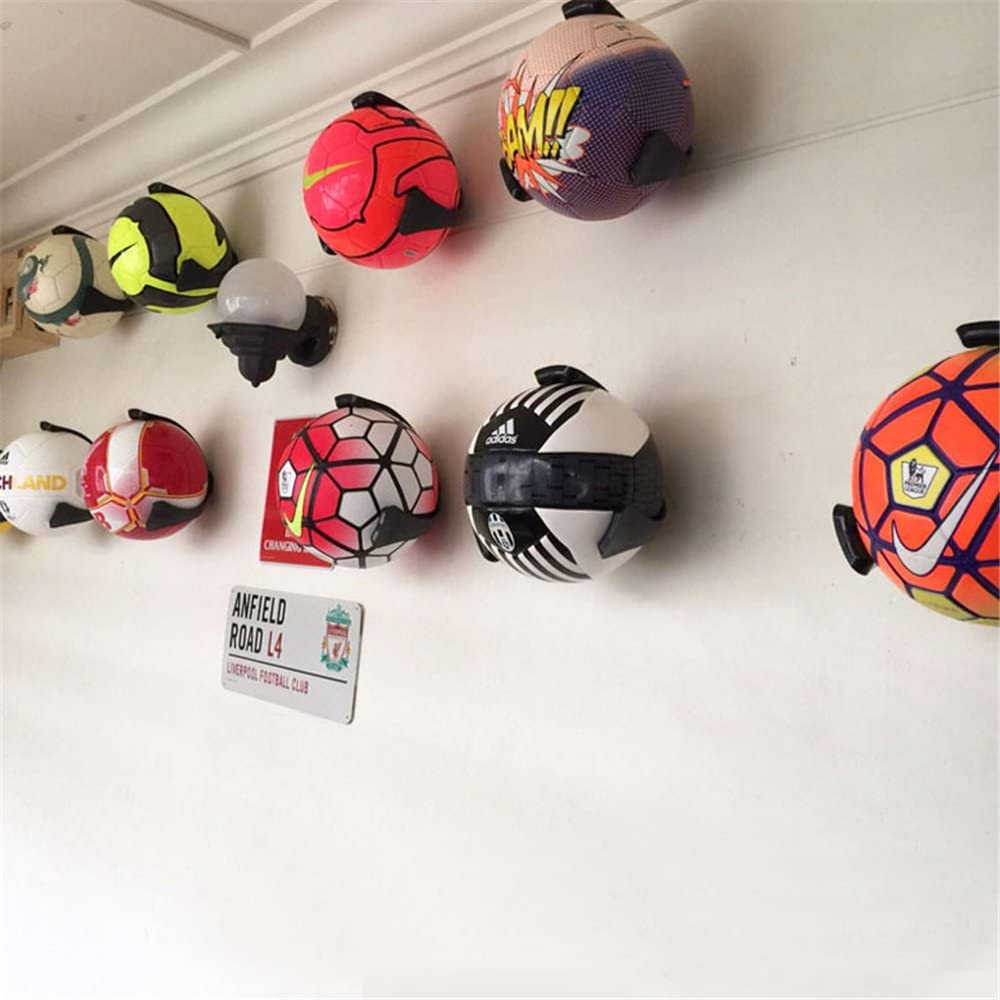 Eleoption ボールクロウ Ball claw ボール壁置き バスケットボール５/６/７号 サッカーボール5号 ラグビーボール3/6/9号 バレーボール ボール 5号 バスケ ケース ボール入れ ボール収納 ボールスタンド ボール爪 三脚 業務用 立体陳列