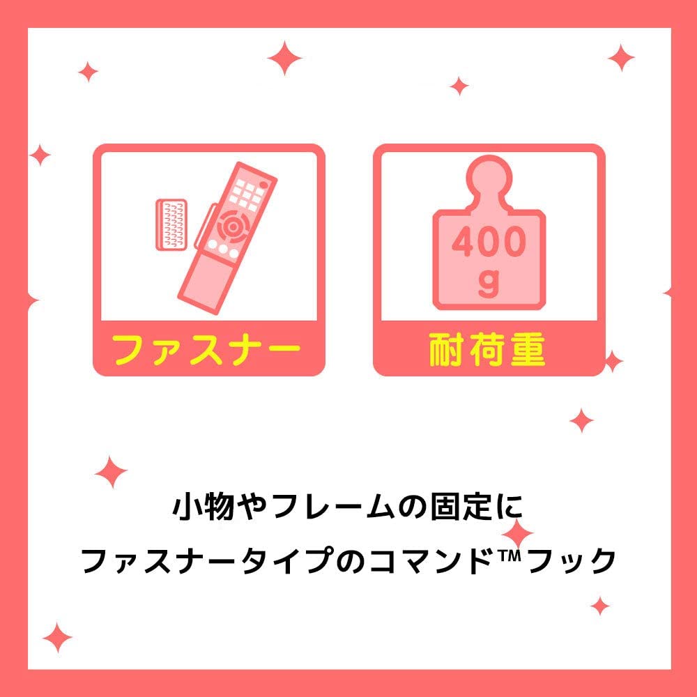 3M コマンド ファスナー キレイにはがせる 掲示用タブ Sサイズ 白 1組耐荷重400g 4組 CMF-1H