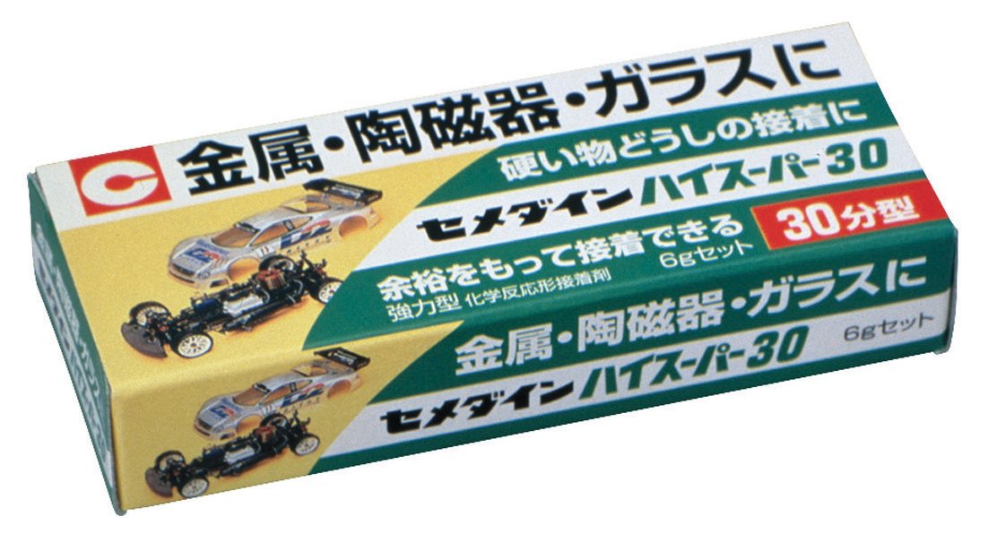 セメダイン 30分硬化型エポキシ系接着剤 ハイスーパー30 6gセット箱 CA-189