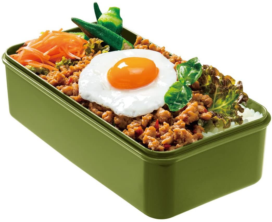 スケーター おかずのっけ 弁当箱 580ml レトロフレンチ グリーン 日本製 SLLB6