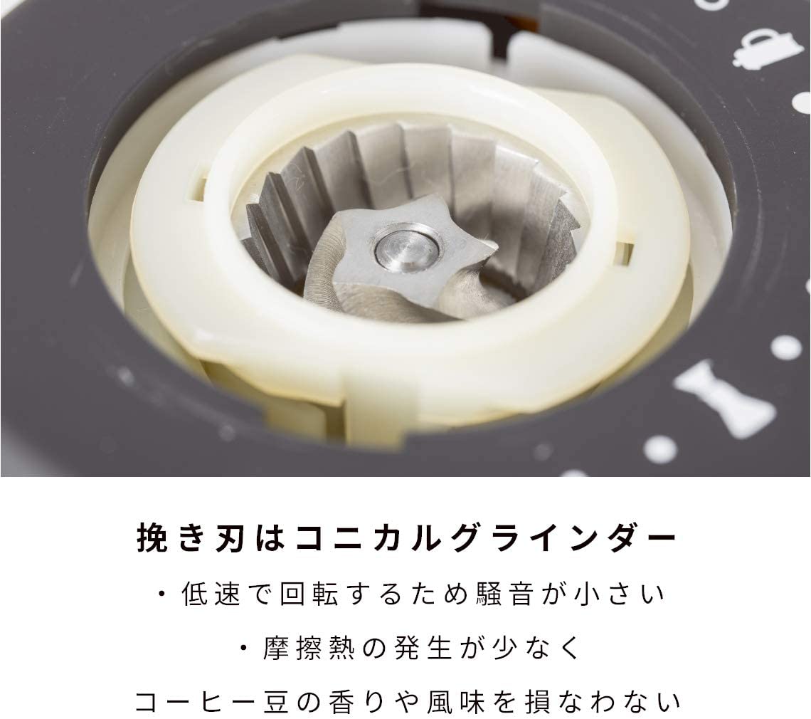 BODUM ボダム BISTRO ビストロ 電動式コーヒーグラインダー ブラック 【正規品】 10903-01JP-3