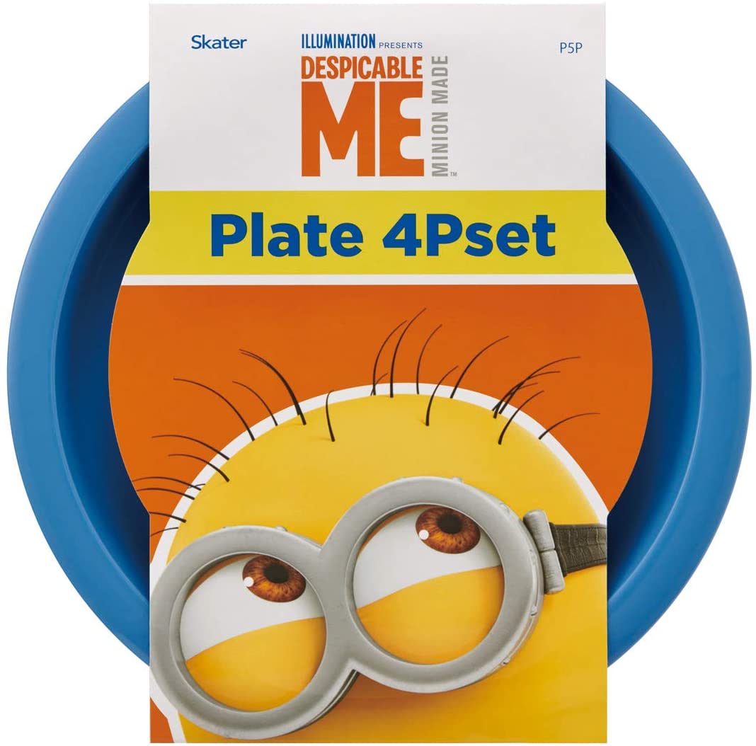 スケーター プレート 4個セット プラスチック製 ミニオン ミニオンズ 日本製 P5P