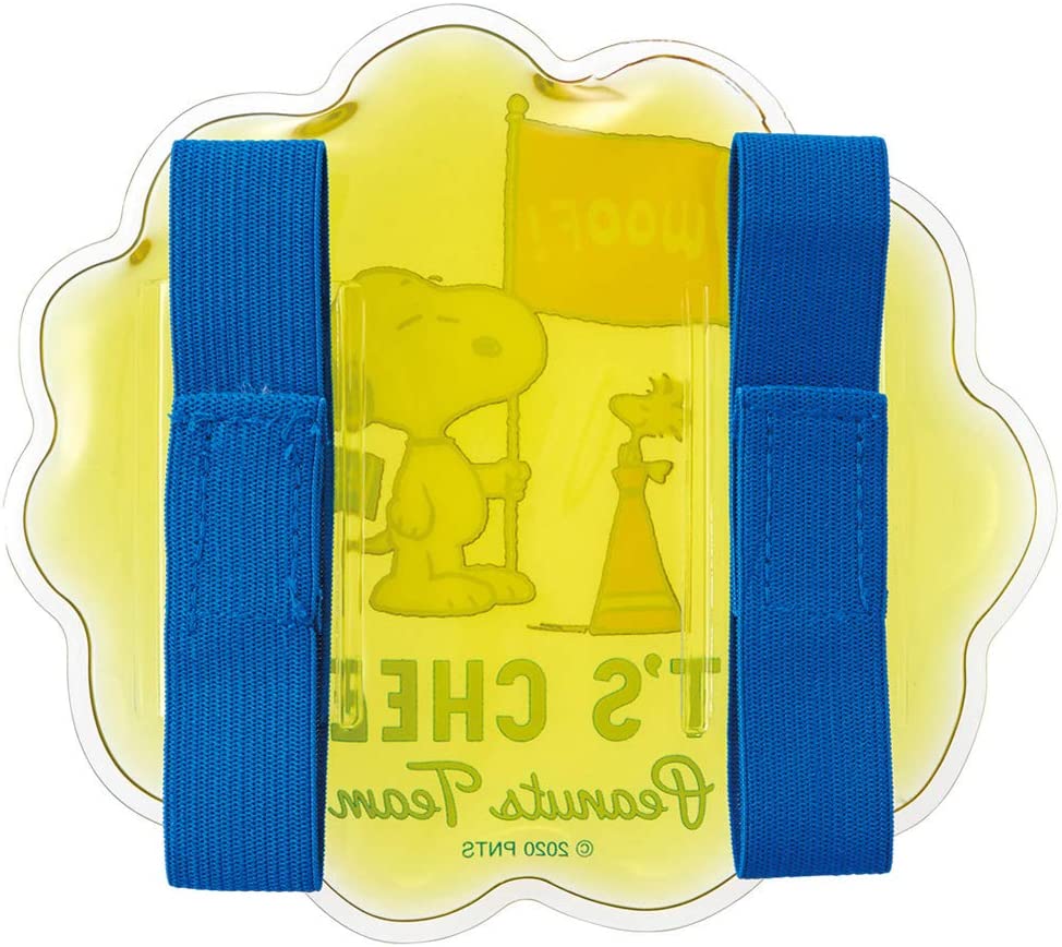 スケーター 保冷剤 ベルト付き ピーナッツ レッツチア スヌーピー 14×8cm CLBB1