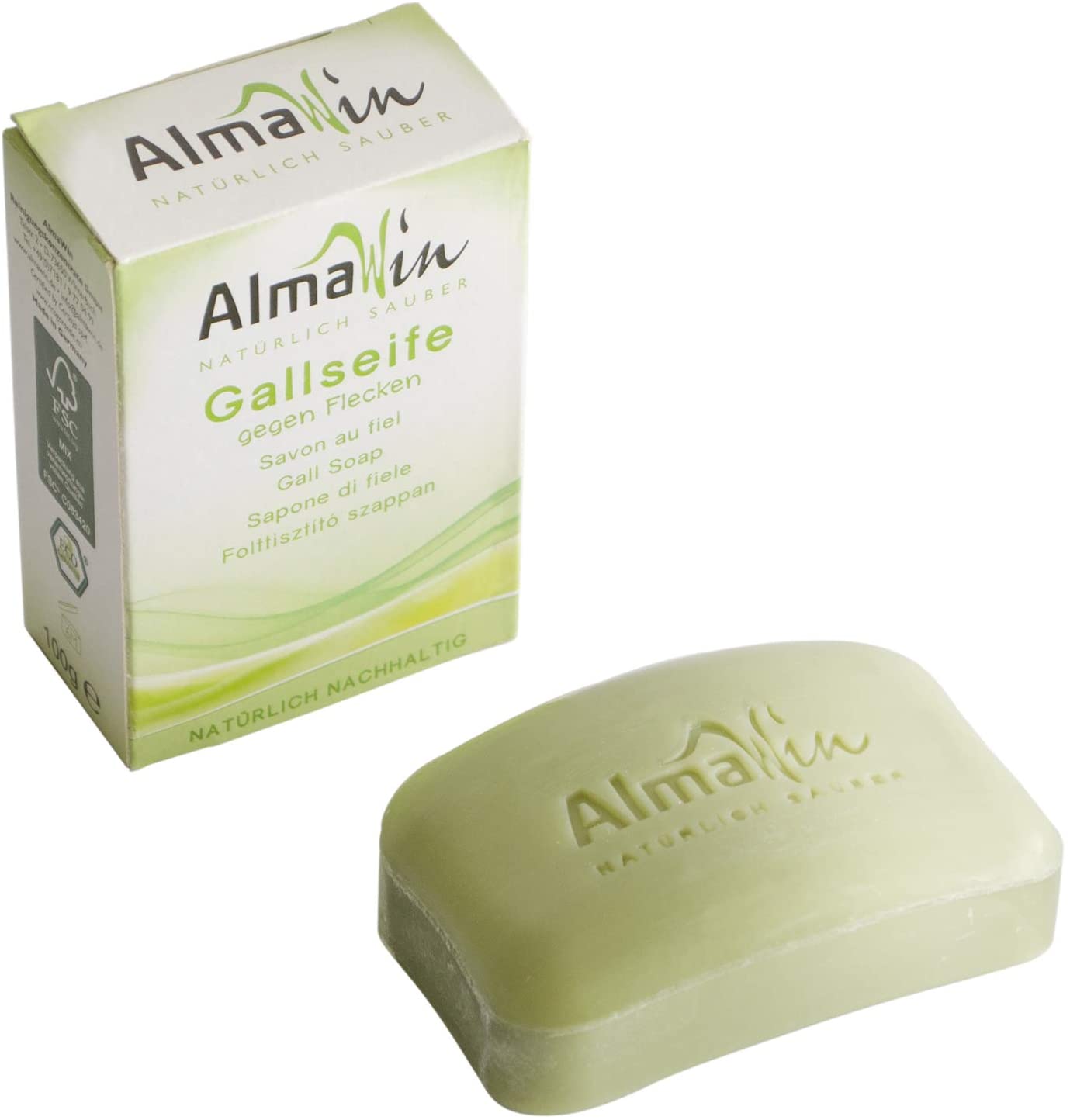 AlmaWin(アルマウィン) ゴールソープ [しみとり用固形石けん]100g しみ抜き シミ取り シミ抜き 洗濯用 石けん 石鹸