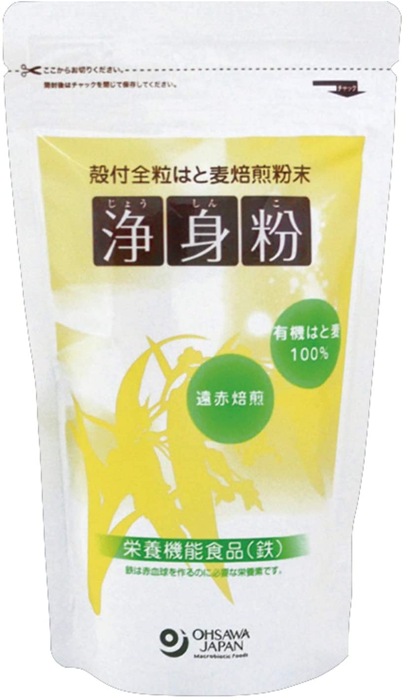 オーサワジャパン 浄身粉(有機はと麦使用) 150g 2個セット
