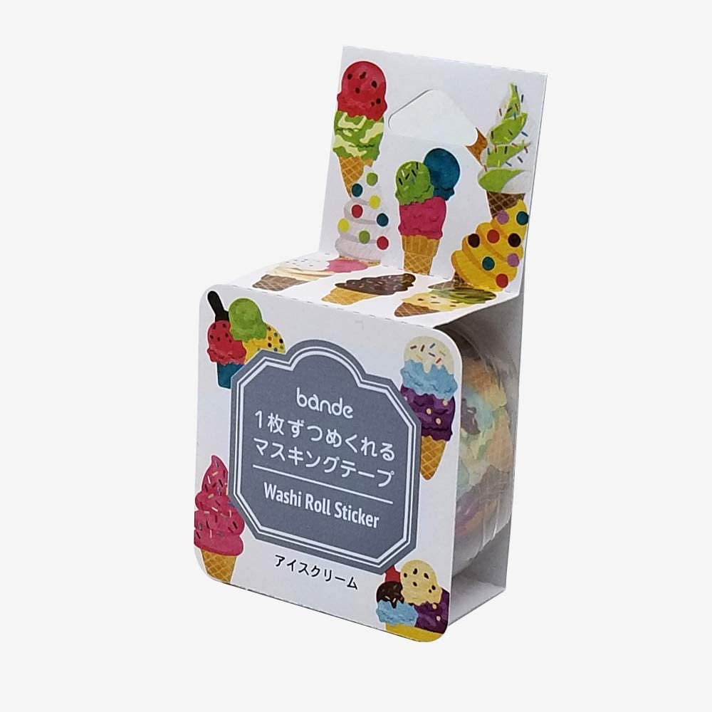 BANDE マスキングロールステッカー　アイスクリーム BDA290