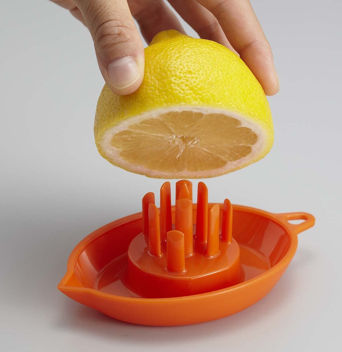 スマイルキッズ レモン絞り器 レモンしぼり革命 オレンジ ALM-01