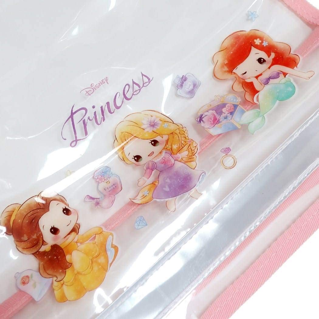 ディズニープリンセス[ランドセルカバー]透明カバー 通学グッズDISNEY