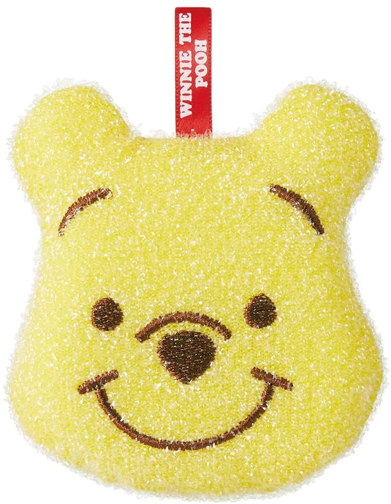 スケーター きらめき キッチン スポンジ たわし プーさん ディズニー KSPG1 11.5×10.5×2.5cm