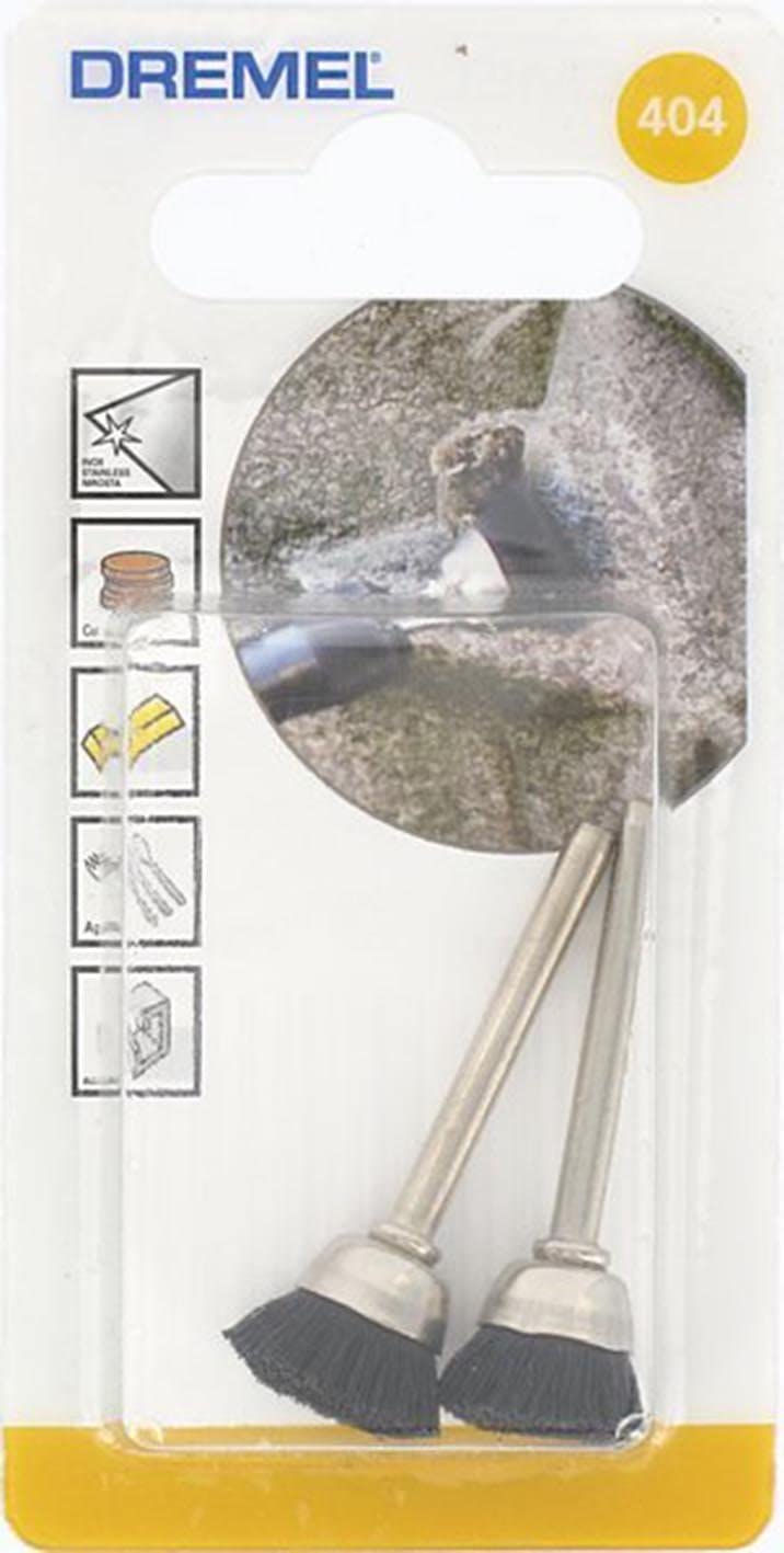 Dremel(ドレメル) 剛毛ブラシ(2本入) 404N 【正規品】