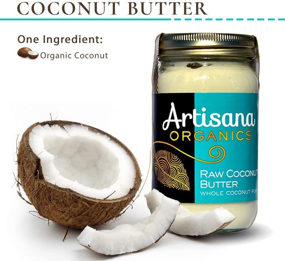 Artisana オーガニック ロー ココナッツバター Organics, Raw Coconut Butter (14oz) (397g) [海外直送品][並行輸入品]