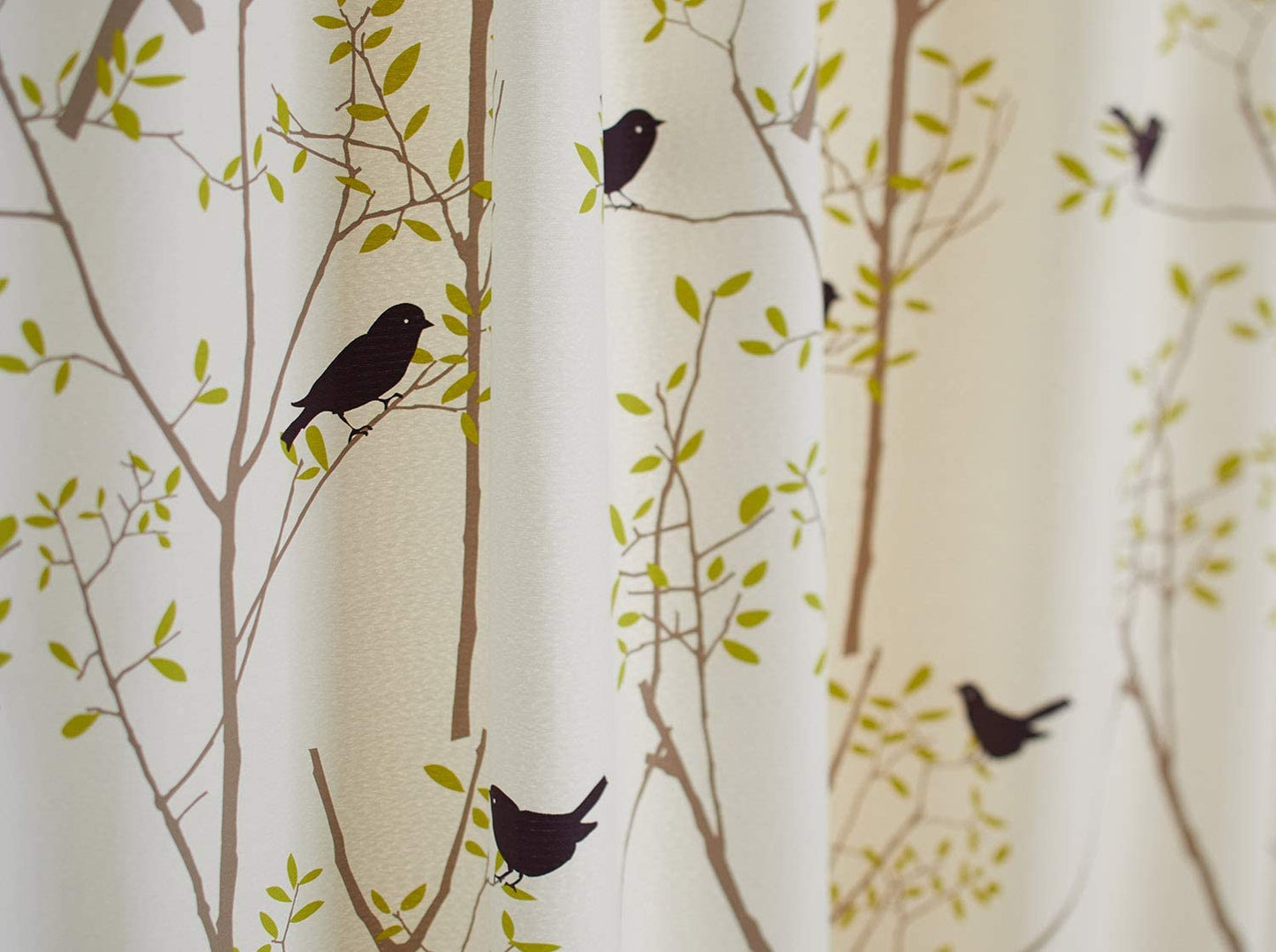 スミノエ 遮光カーテン ミキニコトリ 100×135cm イエロー 1枚入 V1058