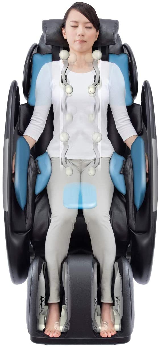 スライヴ マッサージチェア 「腕エアーマッサージ搭載」 ブラック CHD-9200 BK