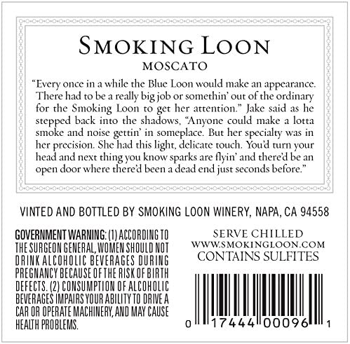 スモーキング・ルーン ブルー・ルーン モスカート [ 2018 白ワイン 甘口 アメリカ合衆国 750ml ]