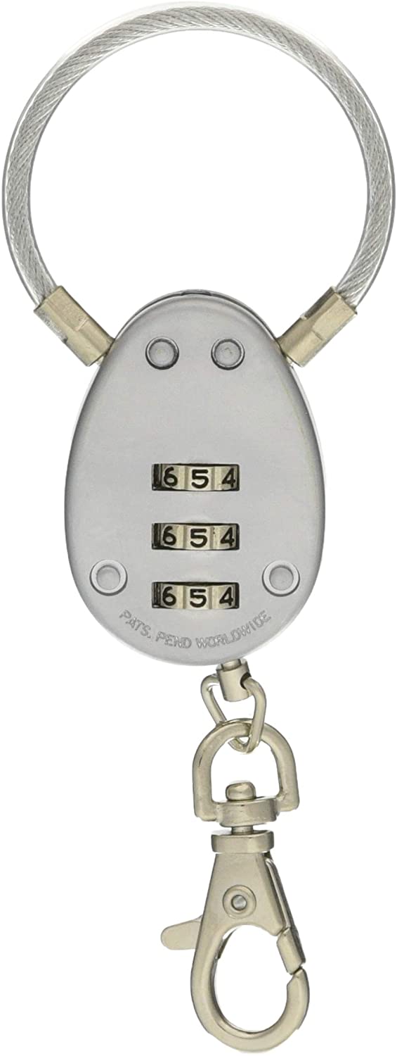 aiai コンビネーションケーブルロック 90MM マットクローム 3段