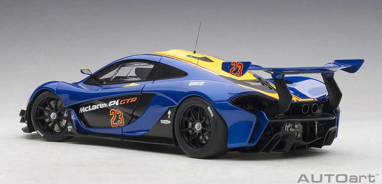 AUTOart 1/18 マクラーレン P1 GTR ブルー/イエロー 完成品