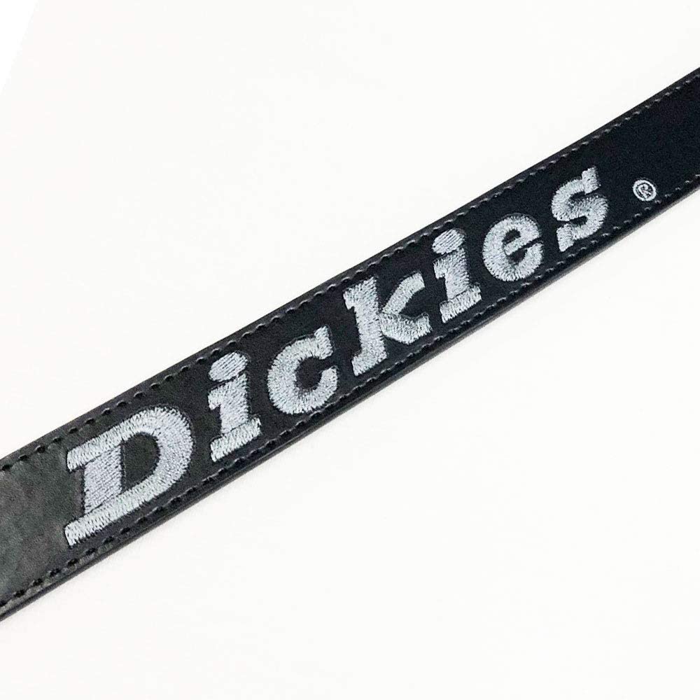DS0318C01 Dickies35ｍｍ幅ロゴ刺繍ベルト ブラック