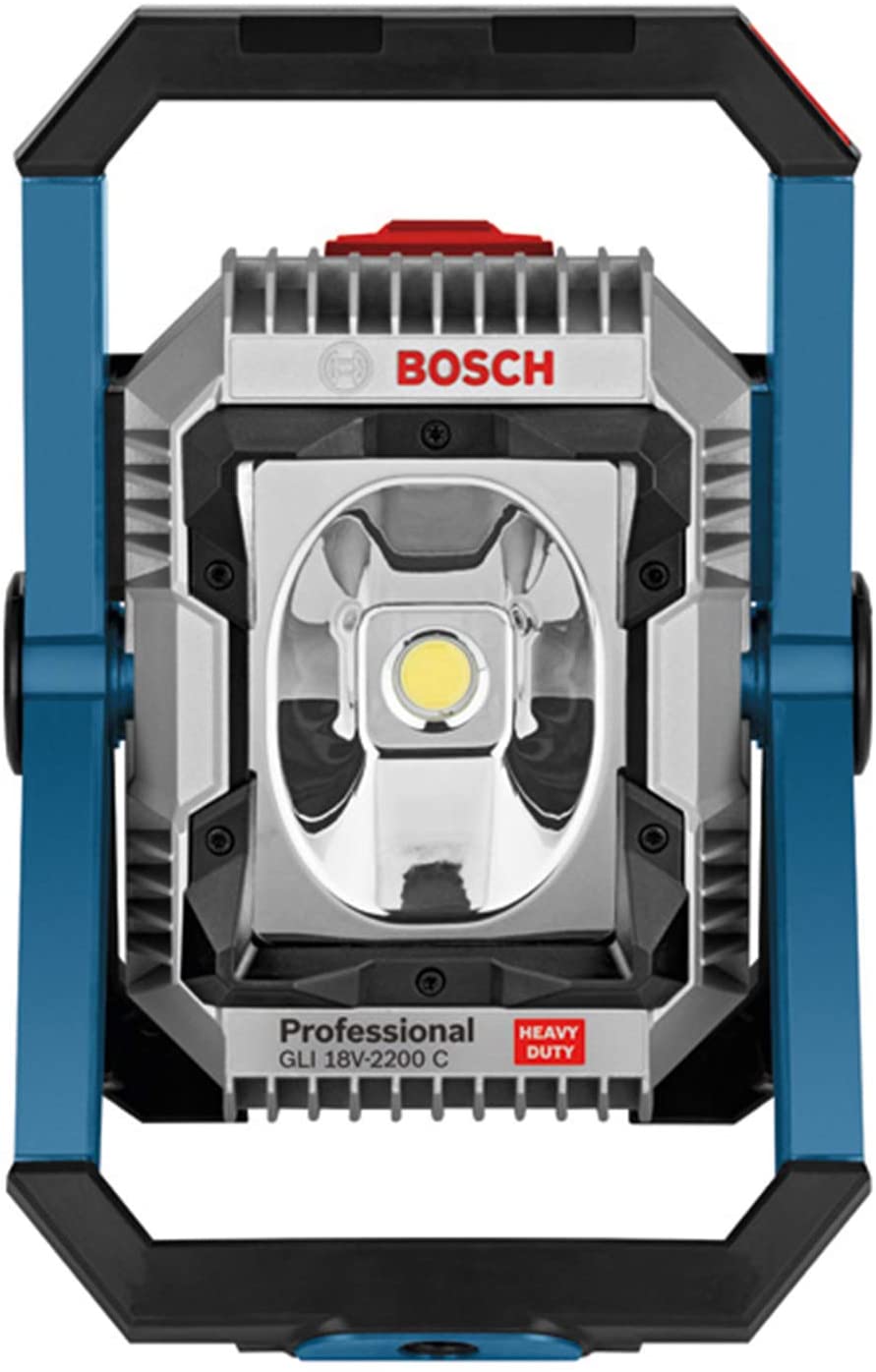 Bosch Professional(ボッシュ) 14V・18V コードレス投光器 2,200ルーメン (本体のみ、バッテリー・充電器別売り) GLI18V-2200C