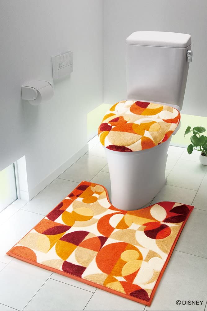 スミノエ ディズニー トイレマット DTM5004 60×60cm レッド 14560097