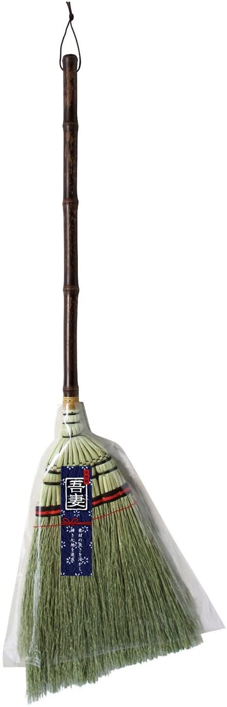 アズマ 手編み室内用ほうき 吾妻箒 小 穂幅27cm 全長84cm しっかり掃けるのに軽い上級手編み箒 匠108
