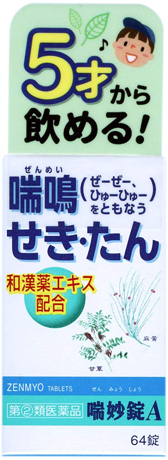 【指定第2類医薬品】喘妙錠A 64錠