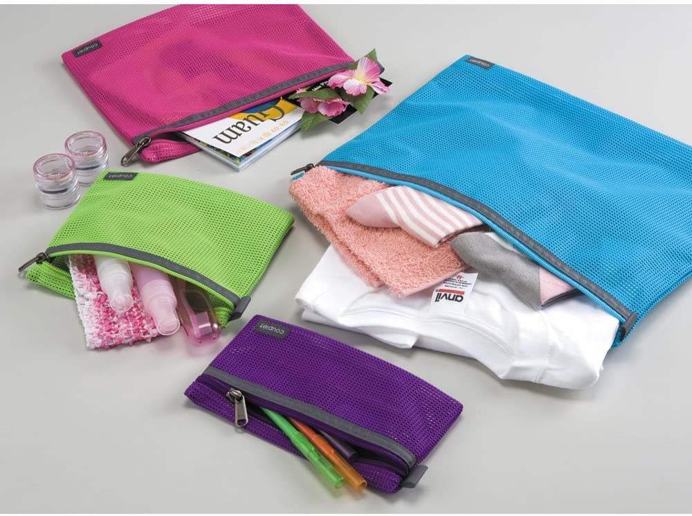 セキセイ クプレ メッシュケース L(A4) ライトブルー CP-3375