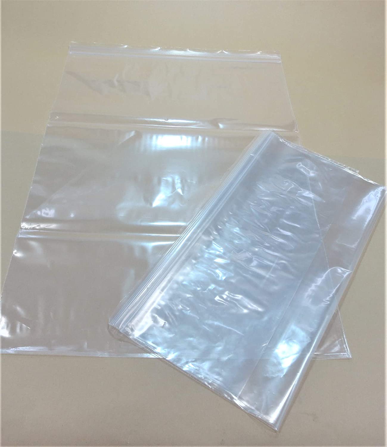 ジャパックス チャック付きポリ袋 340×480×0.04mm 100枚入 LG-4