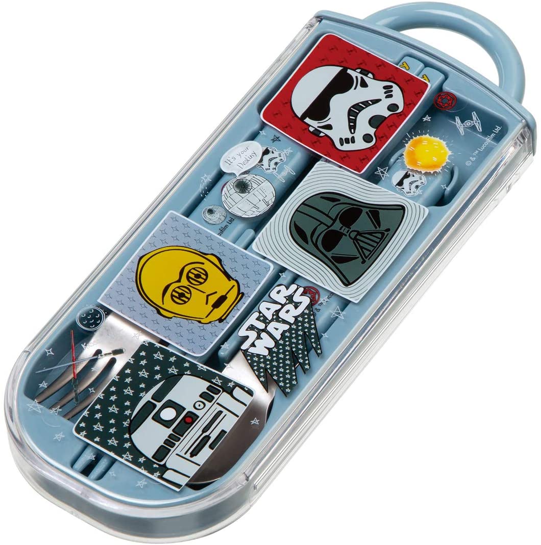 スケーター 弁当用箸 子供用 トリオセット 箸 スプーン フォーク スター・ウォーズ DOODLES ディズニー 16.5cm TACC2-A