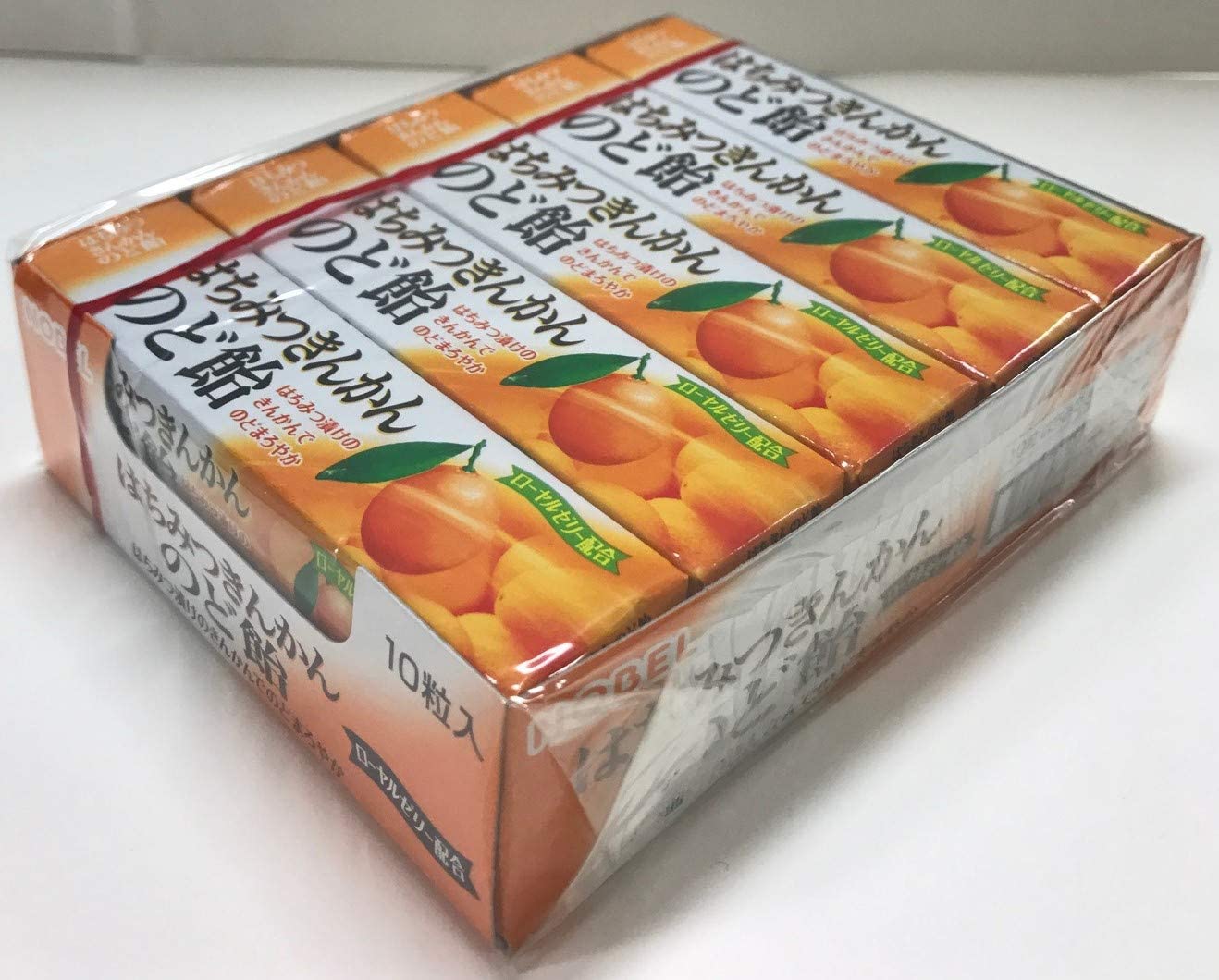 ノーベル はちみつきんかんのど飴 スティック 10粒×10個