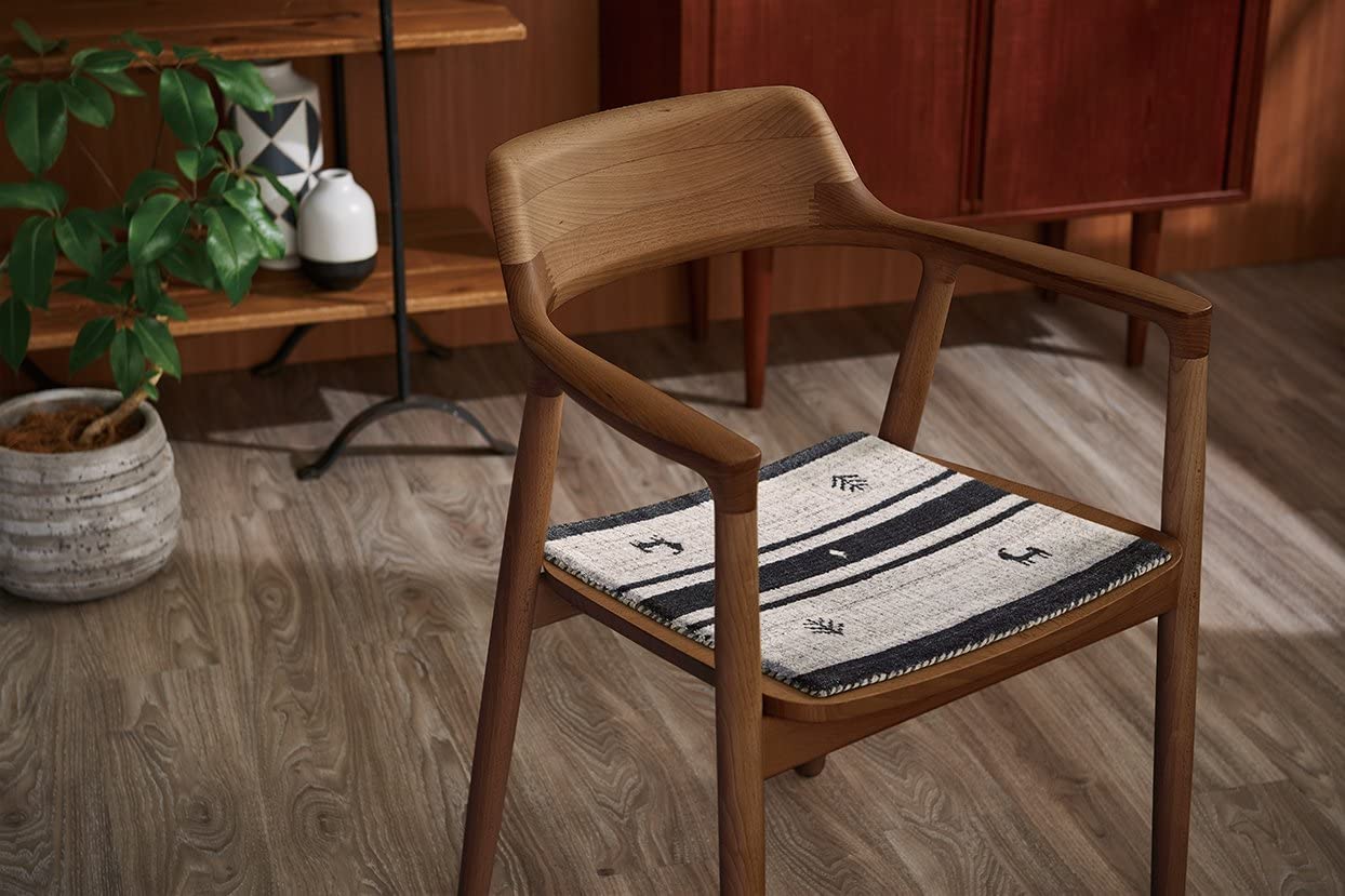 スミノエ 手織り マット NOM-101 40×40cm ブラウン 14616734