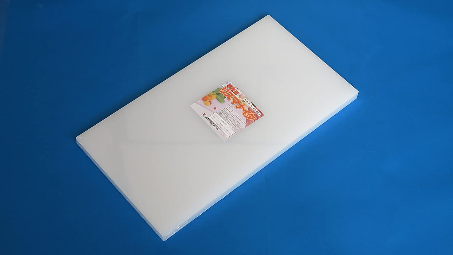 リス 抗菌プラスチック まな板 600×300×20 KM-3