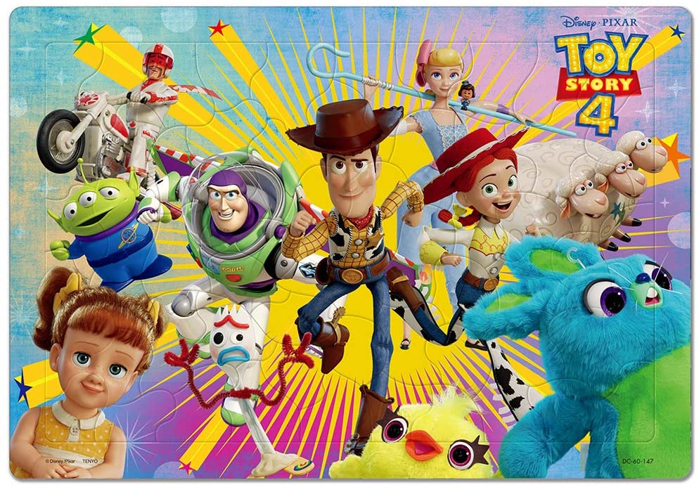 60ピース 子供向けパズル TOY STORY4(トイ・ストーリー4) みんなでダッシュ! 【チャイルドパズル】