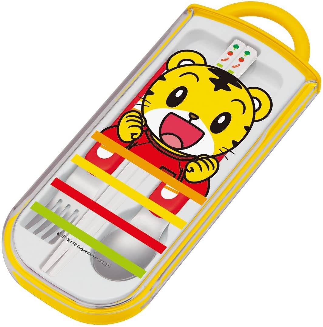 スケーター トリオセット スライド式 箸 スプーン フォーク セット しまじろう 日本製 TCS1AM