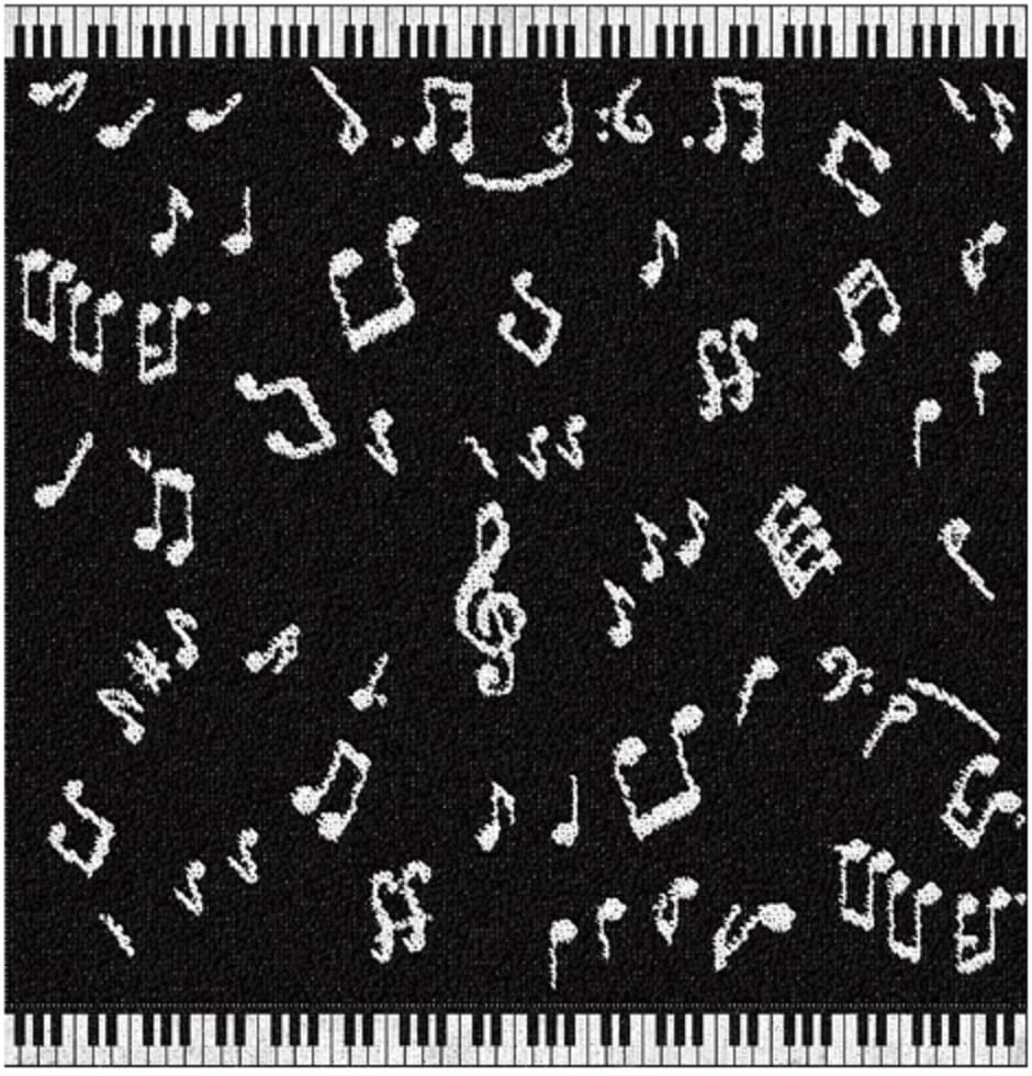 Abeille 今治タオル ハンカチ 音符 AOTM-651